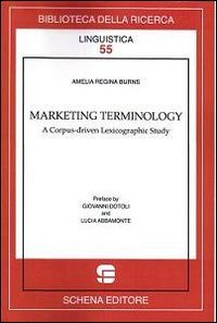 Immagine copertina libro Marketing terminology. A corpus-driven lexicographic study