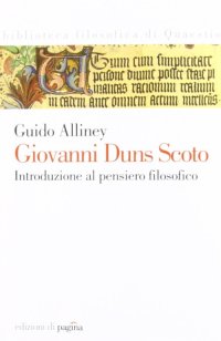 Immagine copertina libro Giovanni Duns Scoto