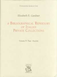 Immagine copertina libro A bibliographical repertory of Italian private collections. Vol. 4: Paar-Ruzzini