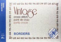 Immagine copertina libro Vintage cross stitch. Borders. Ediz. italiana, inglese e francese