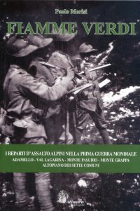 Immagine copertina libro Fiamme Verdi. I reparti d'assalto alpini nella prima guerra mondiale. Adamello, Val Lagarina, Monte Pasubio, Monte Grappa, Altopiano dei Sette Comuni