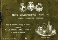Immagine copertina libro Feste cinquantenarie Roma 1911 mostra. Ediz. illustrata