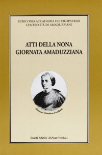 Immagine copertina libro Atti della 9° Giornata amaduzziana