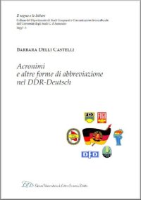 Immagine copertina libro Acronimi e altre forme di abbreviazione nel DDR-Deutsch