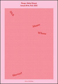 Immagine copertina libro Peep-Hole Sheet. Ediz. italiana e inglese. Vol. 14