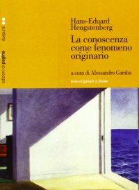 Immagine copertina libro La conoscenza come fenomeno originario