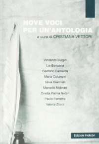 Immagine copertina libro Nove voci per un'antologia