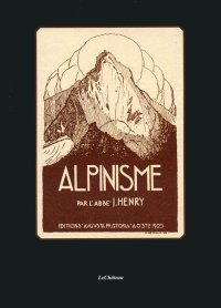 Immagine copertina libro Alpinisme
