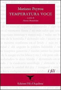 Immagine copertina libro Temperatura voce. Testo spagnolo a fronte