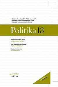 Immagine copertina libro Politika. Annuario di politica dell'Alto Adige. Vol. 13