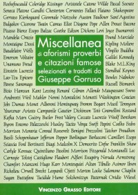 Immagine copertina libro Miscellanea di aforismi proverbi e citazioni famose