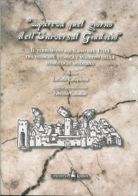 Immagine copertina libro «... pareva quel giorno dell'Universal Giuditio». Il terremoto aquilano del 1703 tra indagine storica e sviluppo della sismologia moderna