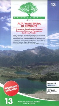 Immagine copertina libro Carta n. 13. Alta valle Stura di Demonte
