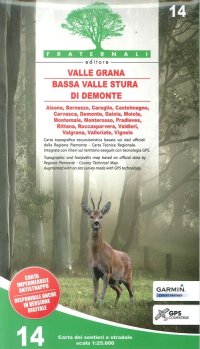 Immagine copertina libro Carta n. 14. Bassa valle Stura di Demonte, val Grana