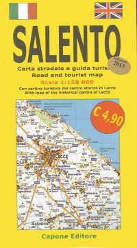 Immagine copertina libro Salento. Carta stradale e guida turistica 1:150.000. Con cartina turistica del centro storico di Lecce. Ediz. italiana e inglese