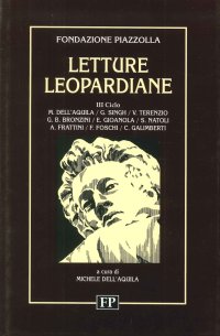 Immagine copertina libro Letture Leopardiane. III ciclo