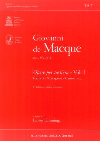 Immagine copertina libro Opere per tastiera. Vol. 1: Capricci, stravaganze, canzoni