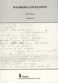 Immagine copertina libro Di Versi (1983-2013)