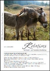 Immagine copertina libro Relations. Beyond anthropocentrism (2013). Vol. 1: Inside the emotional lives of non-human animals