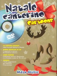 Immagine copertina libro Natale canterino cartoons. Libro poster. Ediz. illustrata. Con DVD