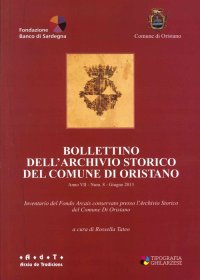 Immagine copertina libro Bollettino dell'Archivio storico del comune di Oristano