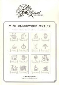 Immagine copertina libro Mini blackwork motifs. Blackwork designs