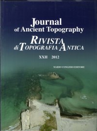 Immagine copertina libro Journal of ancient topography. Rivista di topografia antica (2012). Ediz. bilingue. Vol. 22