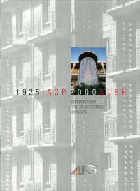 Immagine copertina libro 1925 IACP 2000 ALER. Settantacinque anni di architetture bresciane
