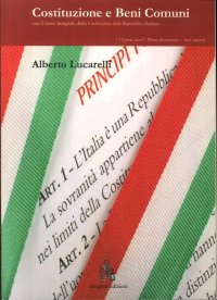 Immagine copertina libro Costituzione e beni comuni