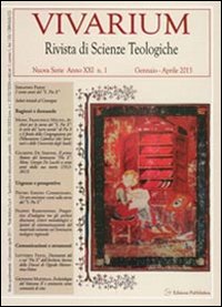 Immagine copertina libro Vivarium. Rivista di scienze teologiche (2013). Vol. 1