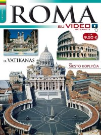 Immagine copertina libro Roma con video. Ediz. lituana
