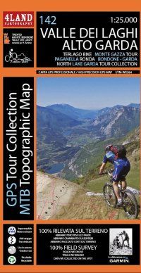 Immagine copertina libro Valle dei laghi. Alto Garda. Carta escursionistica 1:25.000. Ediz. italiana, inglese e tedesca