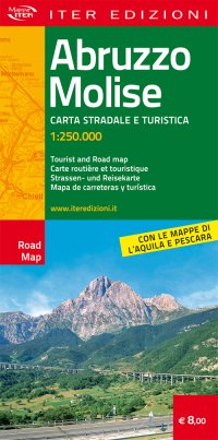 Immagine copertina libro Abruzzo e Molise. Carte stradale e turistica 1:250.000. Ediz. multilingue