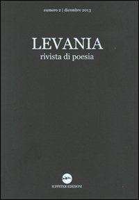 Immagine copertina libro Levania. Rivista di poesia (2013). Vol. 2