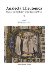 Immagine copertina libro Analecta Theutonica. Studies for the history of the Teutonic Order. Vol. 1