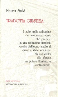 Immagine copertina libro Tradotta giustizia