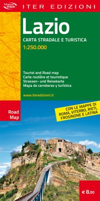 Immagine copertina libro Lazio. Carta stradale e turistica 1:250.000