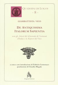 Immagine copertina libro De antiquissima italorum sapientia. Testo latino a fronte