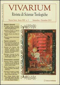 Immagine copertina libro Vivarium. Rivista di scienze teologiche (2013). Vol. 3