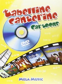 Immagine copertina libro Tabelline canterine cartoons. Ediz. illustrata. Con DVD