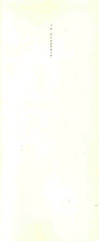 Immagine copertina libro La creatura