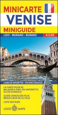 Immagine copertina libro Venezia. Miniguida e minimappa. Ediz. francese