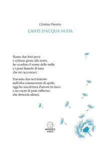 Immagine copertina libro Canti d'acqua nuda