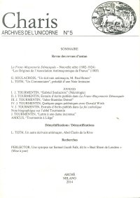 Immagine copertina libro Charis. Archives de l'Unicorne. Vol. 5