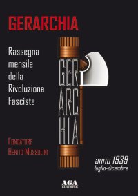 Immagine copertina libro Gerarchia. Anno 1939: Luglio-Dicembre
