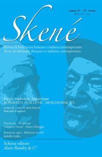 Immagine copertina libro Skené. Rivista di letteratura francese e italiana contemporanee. Vol. 5