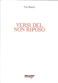 Immagine copertina libro Versi del non riposo