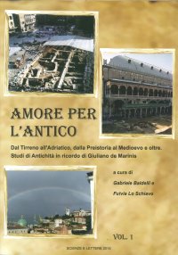 Immagine copertina libro Amore per l'antico. Dal Tirreno all'Adriatico, dalla Preistoria al Medioevo e oltre. Studi di antichità in ricordo di Giuliano de Marinis. Vol. 1-2
