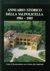 Immagine copertina libro Annuario storico della Valpolicella 1984-1985
