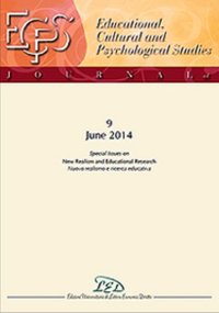 Immagine copertina libro Journal of educational, cultural and psychological studies (ECPS Journal) (2014). Ediz. italiana e inglese. Vol. 9: Special issues on new realism and educational research